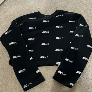 Nike Air cropped sweatshirt size small